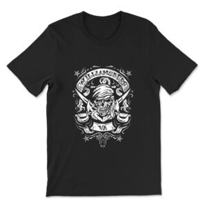 Williamsburg Virginia Pirate Skull And Crossed Swords T-Shirt