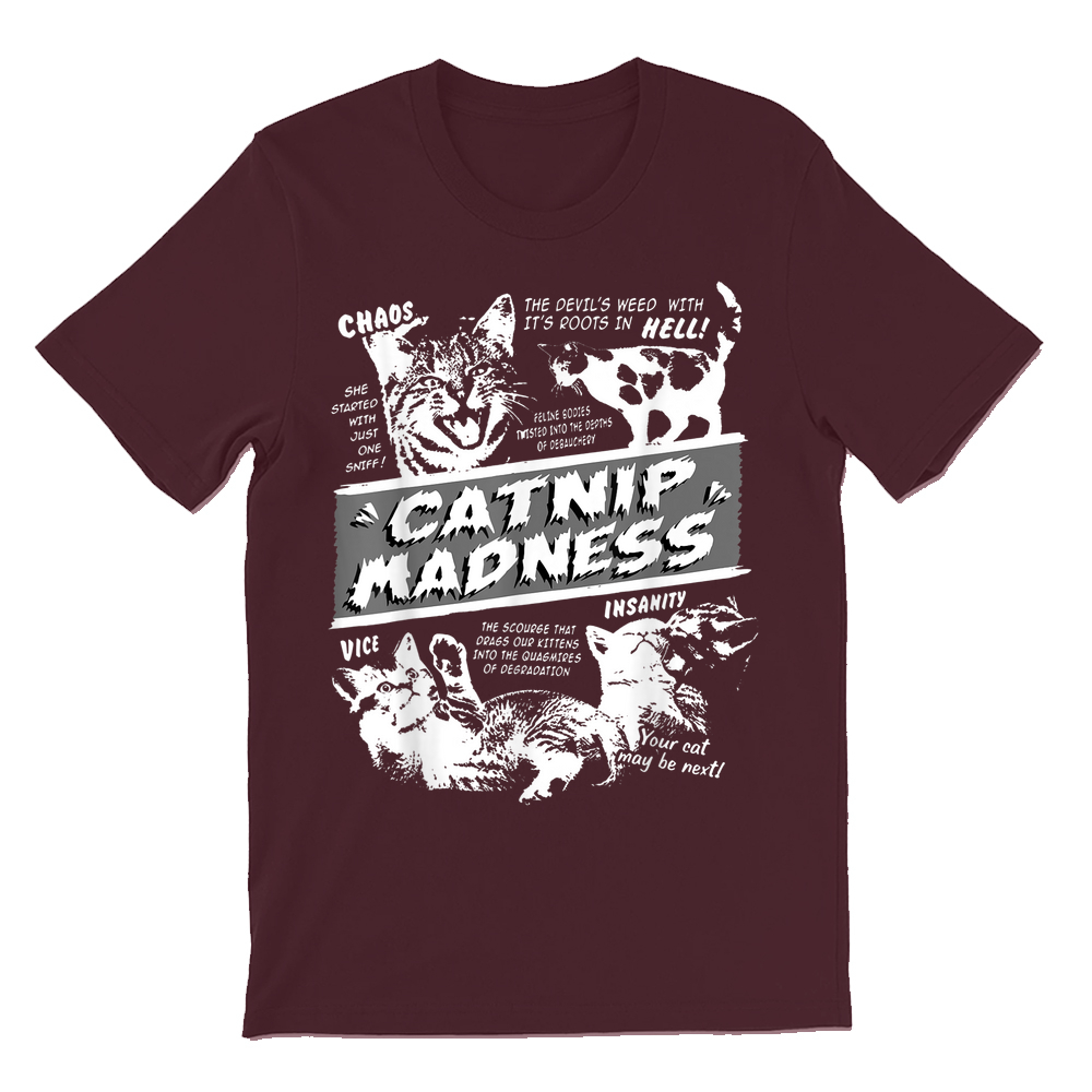Catnip Madness Cute Kitten T-shirt