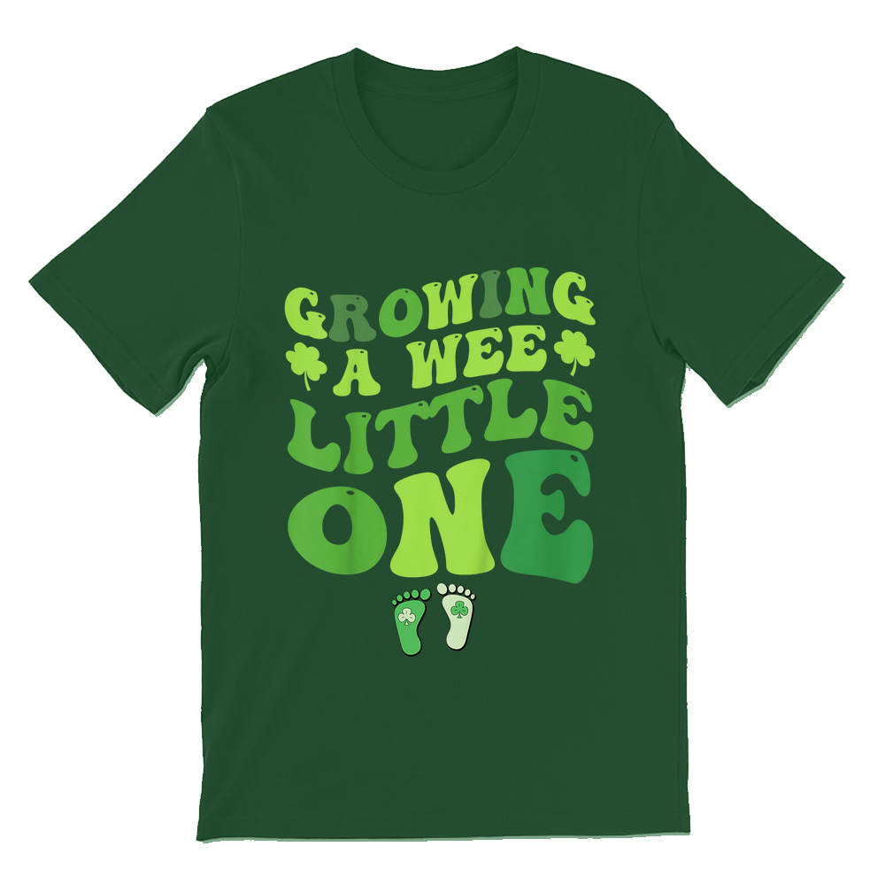 Groovy Growing A Wee Little One Pregnancy Shirt