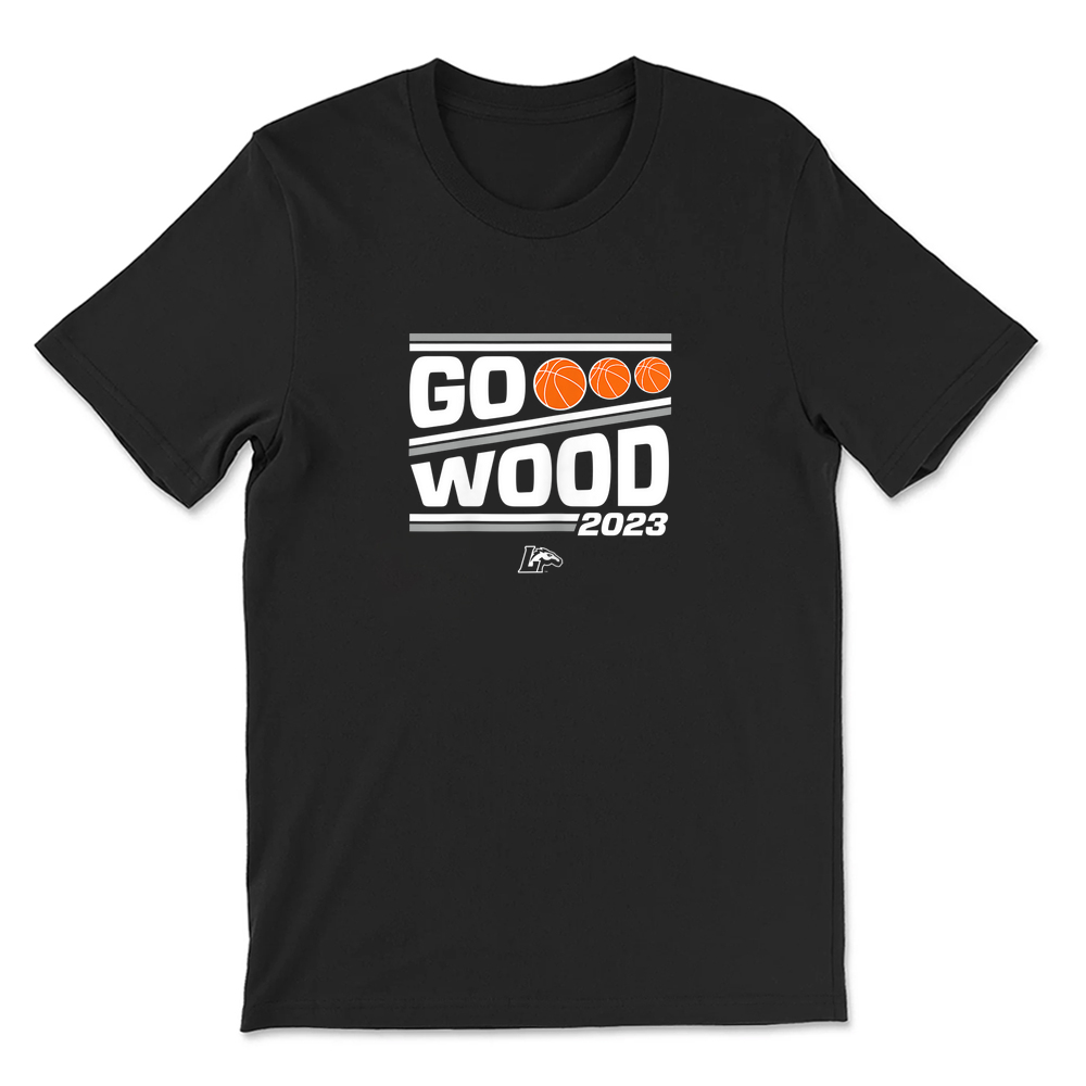 Longwood Lancers Basketball Go Wood 2023 Officially Licensed T-shirt